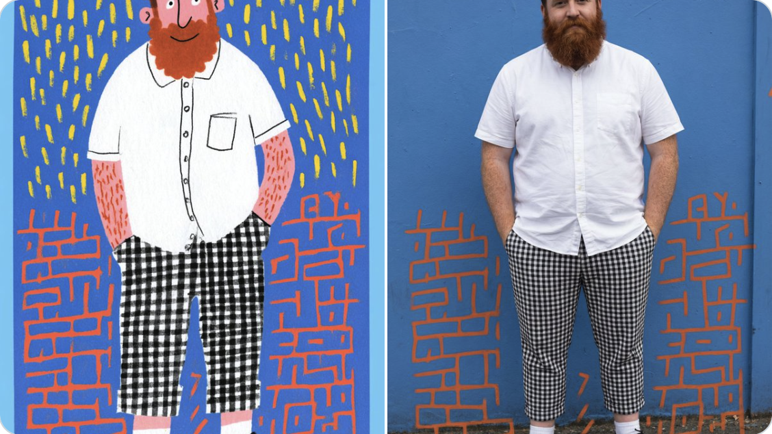 Turn it into a photo of a real person.